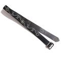JEWEL STUDDED LEATHER BELT40mm "Flower Pattern"