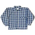 Lot 2231 1900��S INDIGO BLUE and WHITE CHECK BLOUSE