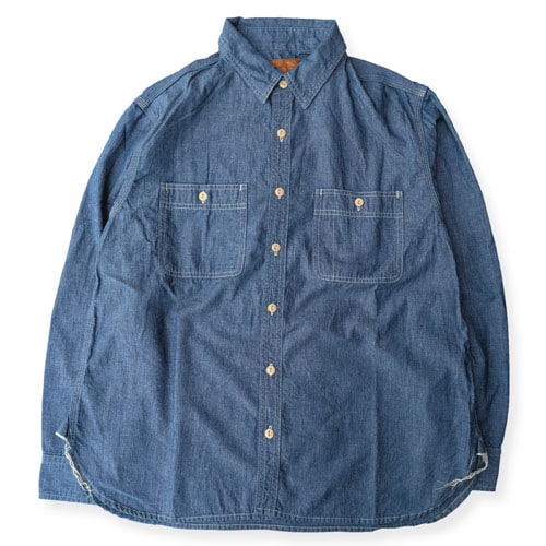 5oz SELVAGE CHAMBRAY WORK SHIRTS | REMI RELIEF,TOPS,L/S Shirts