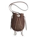 DEERSKIN SHOULDER POUCH