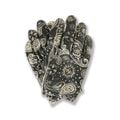 LAMP GLOVES -UTILITY GLOVE SHORTY-PAISLEY BLACK