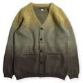 VINTAGE MOHAIR GRADIENT CARDIGAN