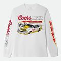 COORS LIGHT BLOWER L/S STT - WHITE