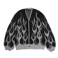 EVILACT FLAMES MOHAIR CARDIGAN