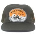 WILD HORSES TRUCKER Olive - Snapback 
