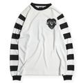 POWER DRY BORDER SLEEVE LONG TEE