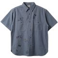 Chambray S/S Print Shirt BR-26211
