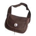 LT-0133 LEATHER STITCHED DEERSKIN BAG