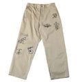 RETRO PRINT CHINO PANTS