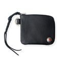LT-0122 EMBOSSED L ZIPPER SHORT WALLET