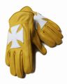 26-JOINT LEATHER GLOVES YE/WH
