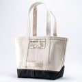 Tool Bag, Medium-Long Handle, Ecru x Black