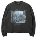 ��Pigment Dye��Boxy L/S Print T-shirt��NY Photo��