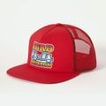 FORD 4X4 CHROME TRUCKER HAT - RANGOON RED