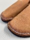 LOT1698 HAIRLINE FINISH LEATHER SLIPON SANDALS