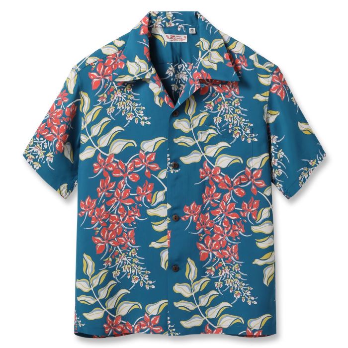 Lot No. SS39221 / RAYON HAWAIIAN SHIRT ��GINGER LILY��