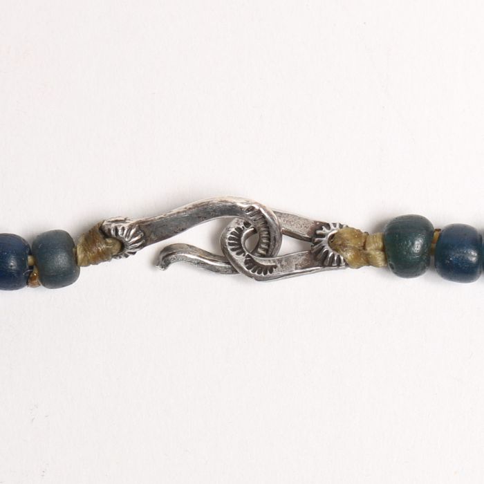 34.35 INDIAN PACIFIC MORGAN EAGLE&SWASTIKA BEADS NECKLACE