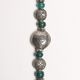 34.35 INDIAN PACIFIC MORGAN EAGLE&SWASTIKA BEADS NECKLACE