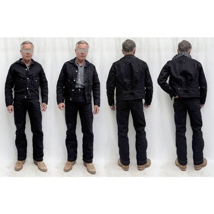 MFSC"MADE IN USA"16oz MIDNIGHT DENIM RANCH BLOUSE