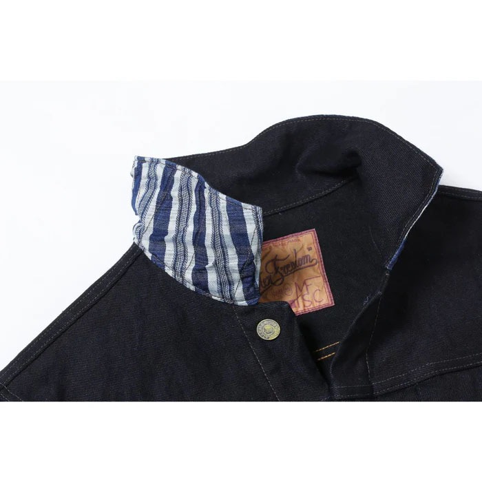 MFSC"MADE IN USA"16oz MIDNIGHT DENIM RANCH BLOUSE