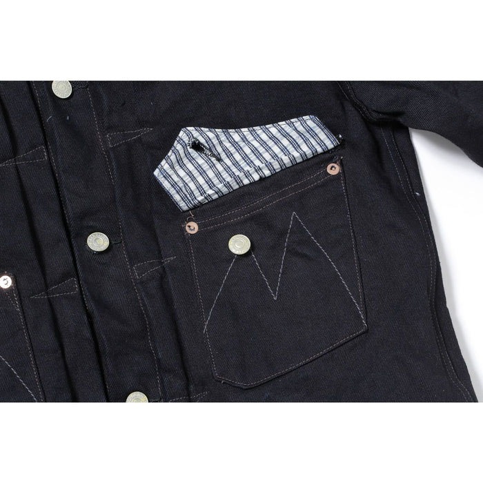 MFSC"MADE IN USA"16oz MIDNIGHT DENIM RANCH BLOUSE
