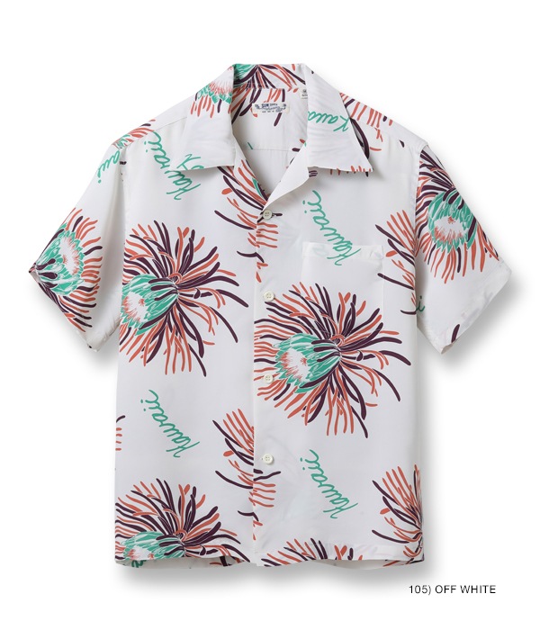 Lot No. SS39028 / RAYON HAWAIIAN SHIRT “ISLAND BLOOM” | TOYO 