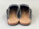 LOT1698 HAIRLINE FINISH LEATHER SLIPON SANDALS