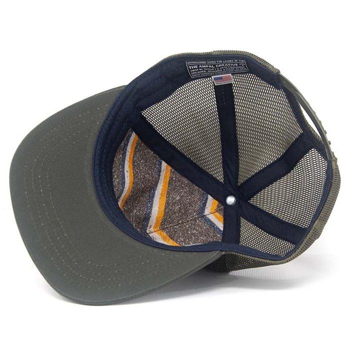 WILD HORSES TRUCKER Olive - Snapback 