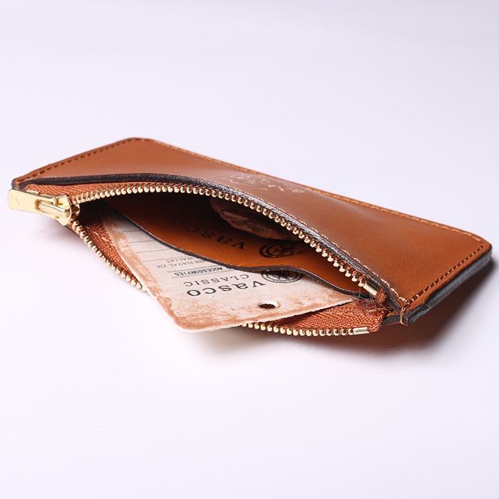 VSC-722Z LEATHER NAVAL ZIP POCKET WALLET