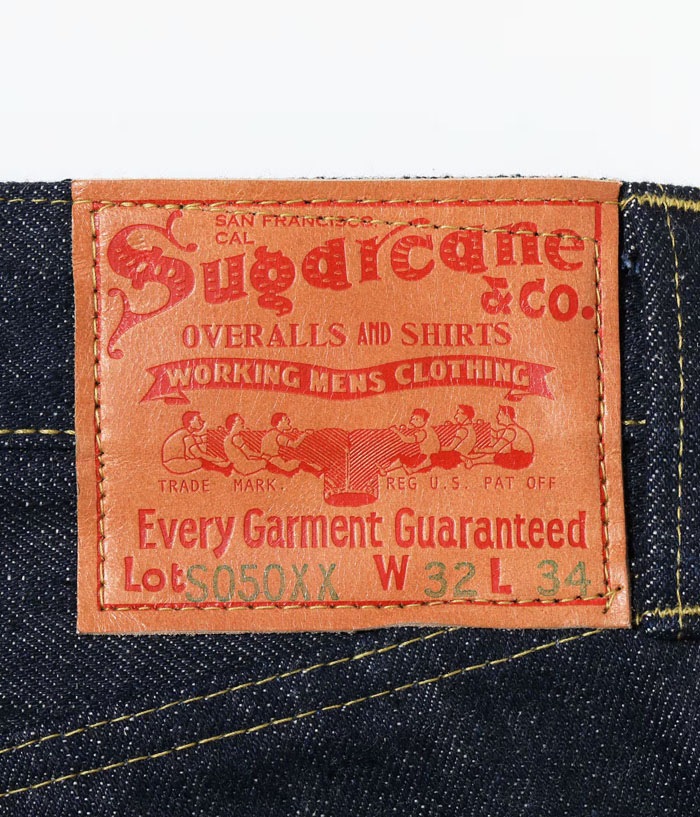 Lot No. SC49050 / SUGAR CANE Super "Denim" Collectibles #50 13.5oz. DENIM WAIST OVERALLS ��1940��s SPECIAL�� Made in USA
