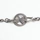 BACKPEACE&INDIANFEATHER K18GOLD LINE DOMINICA L ����&E-8CHAIN 65cm WHEEL��