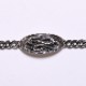 SNAKE PLATE BRACELET SILVER M