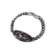 SNAKE PLATE BRACELET SILVER M