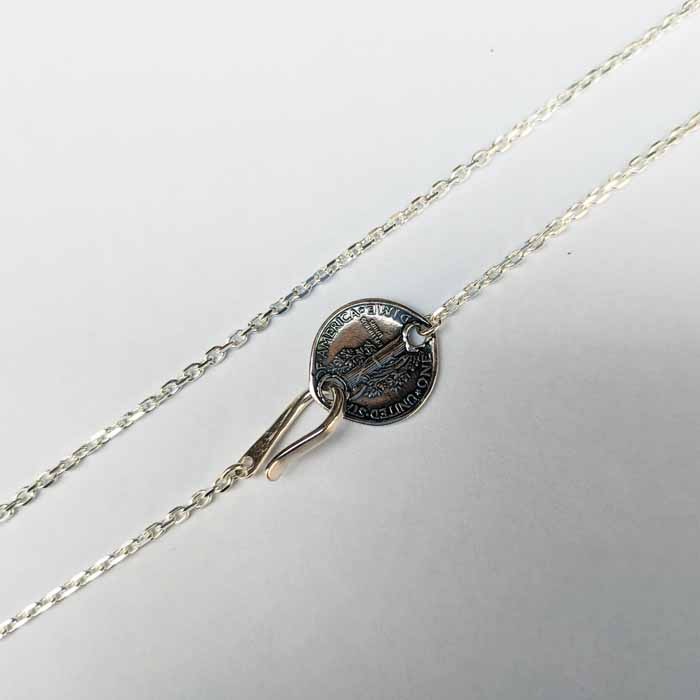 OT-0038-50 MERCURY COIN END CUSTOM CHAIN