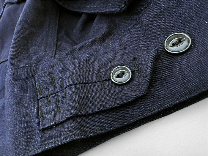 MFSC 9oz DOUBLE INDIGO "ROCKETEER" JACKET