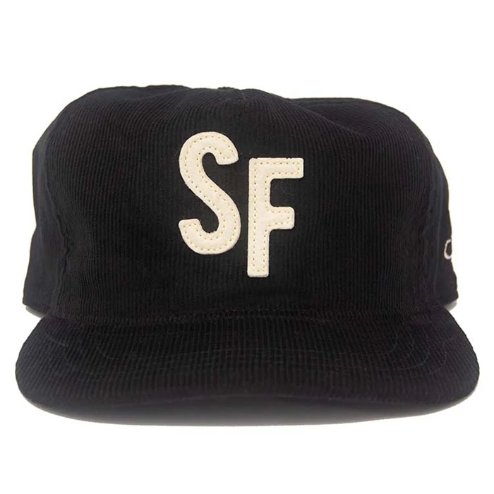 SF CITY SERIES Black Corduroy - Snapback