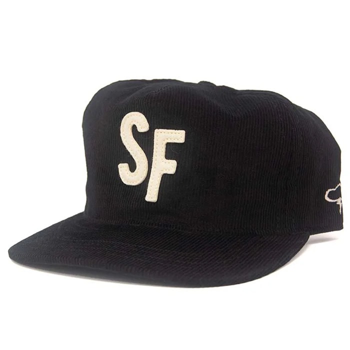 SF CITY SERIES Black Corduroy - Snapback