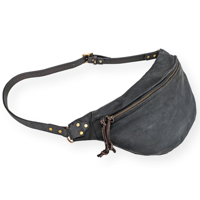 VS-243LR LEATHER WAIST BAG LARGE