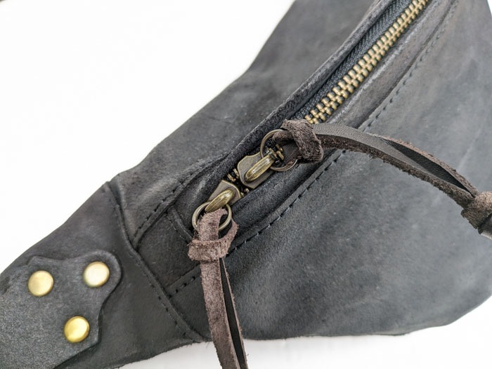 VS-243LR LEATHER WAIST BAG LARGE