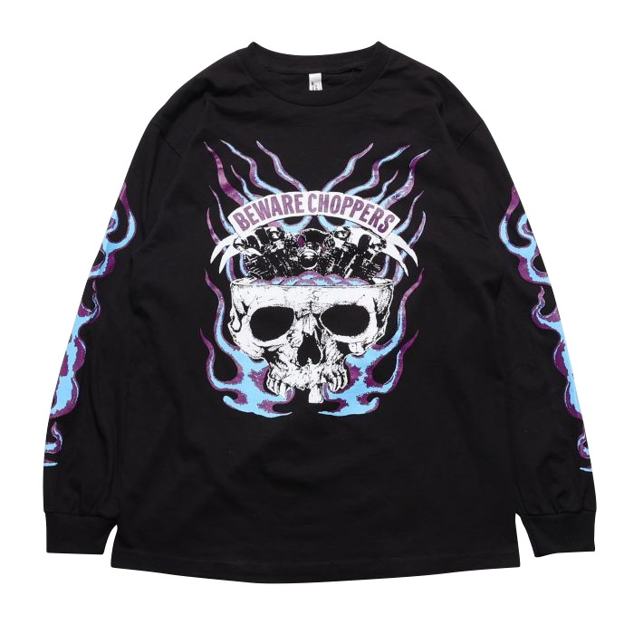 KOOL HEAD LS TEE��BLK