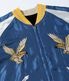 Lot No. TT15840-119 / Mid 1950s Style Velveteen Souvenir Jacket ��GOLD DRAGON & GOLD TIGER�� �� ��JAPAN MAP��