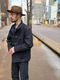 QUEEN OF THE ROAD Jacket, 10oz Indigo Herringbone