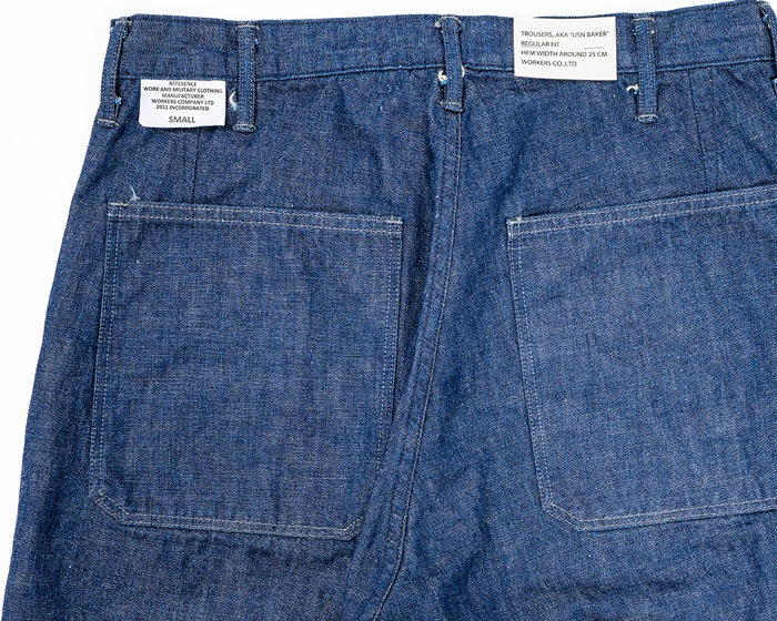 USN Baker Vintage Fit Brown Back Denim