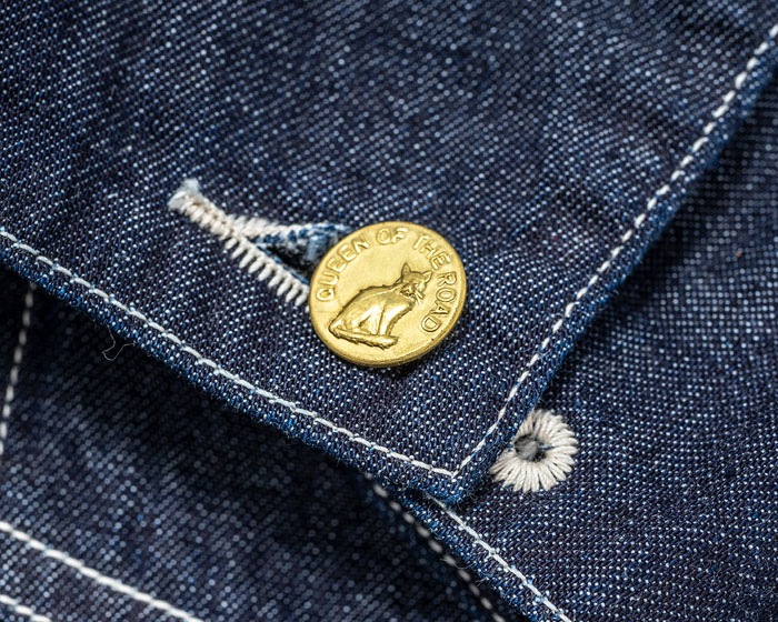 QUEEN OF THE ROAD Jacket, 8 oz Indigo Denim