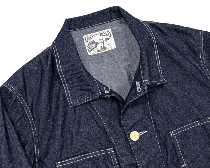 QUEEN OF THE ROAD Jacket, 8 oz Indigo Denim