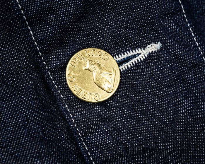 QUEEN OF THE ROAD Jacket, 8 oz Indigo Denim