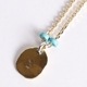 18K EAGLE POINT MEDAL TOPK18 GOLD CHAIN S COMBINATION 