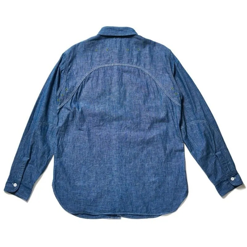 Lot 3064 VENTILATION TRIPLE STITCH CHAMBRAY SHIRTS