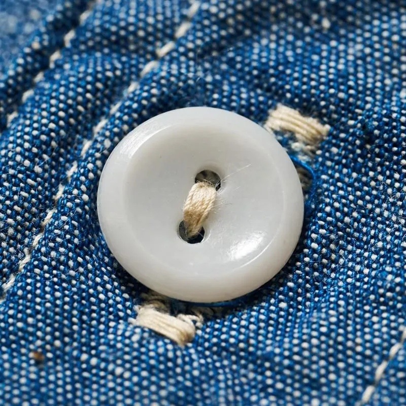 Lot 3064 VENTILATION TRIPLE STITCH CHAMBRAY SHIRTS