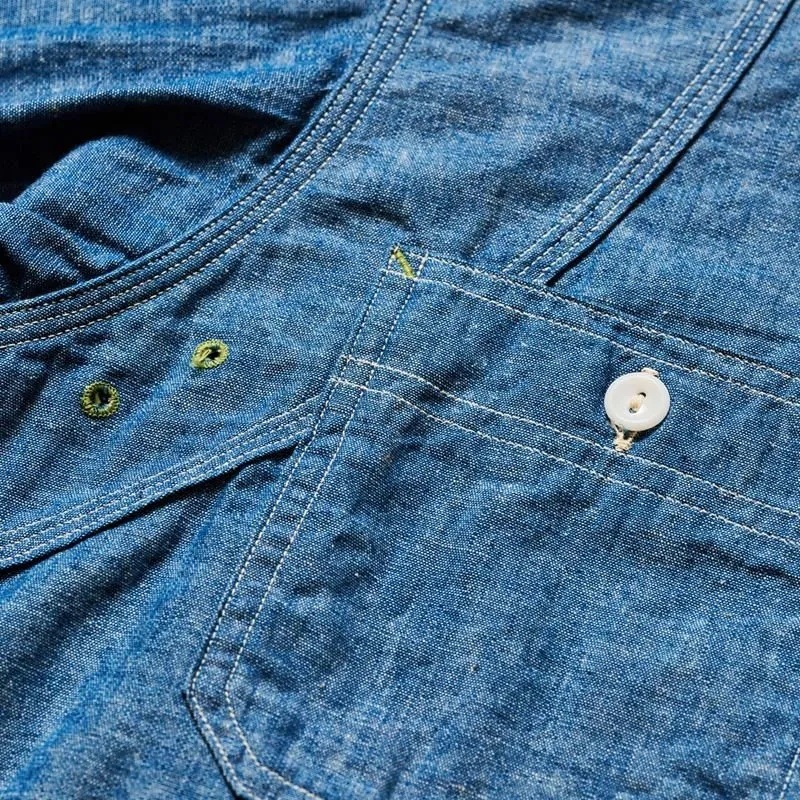 Lot 3064 VENTILATION TRIPLE STITCH CHAMBRAY SHIRTS